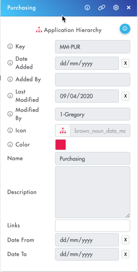 Add information about your business processes to FusionGraph