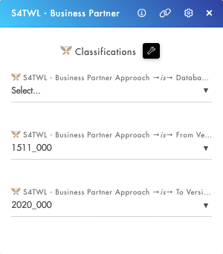 Classify what's changed in SAP as it relates to your roadmap